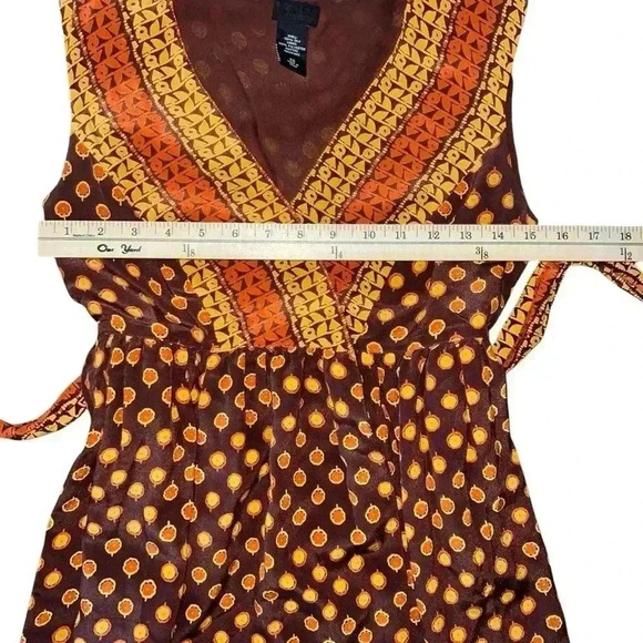 Anna Sui 100% silk wrap dress size xs - Picture 9 of 9